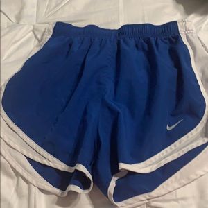Blue nike shorts